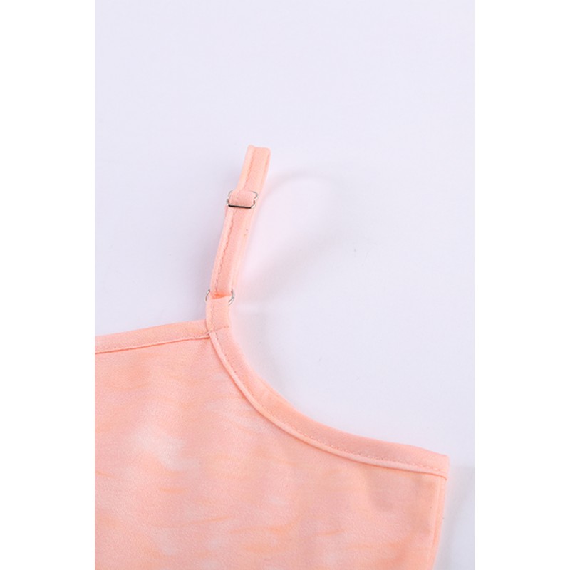 Orange Ombre Tie-dye Sleeveless Flowy Kids' Parent-child Dress Orange Ombre Tie-dye Sleeveless Flowy Kids' Parent-child Dress