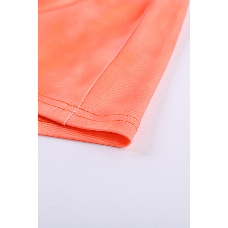 Orange Ombre Tie-dye Sleeveless Flowy Kids' Parent-child Dress Orange Ombre Tie-dye Sleeveless Flowy Kids' Parent-child Dress