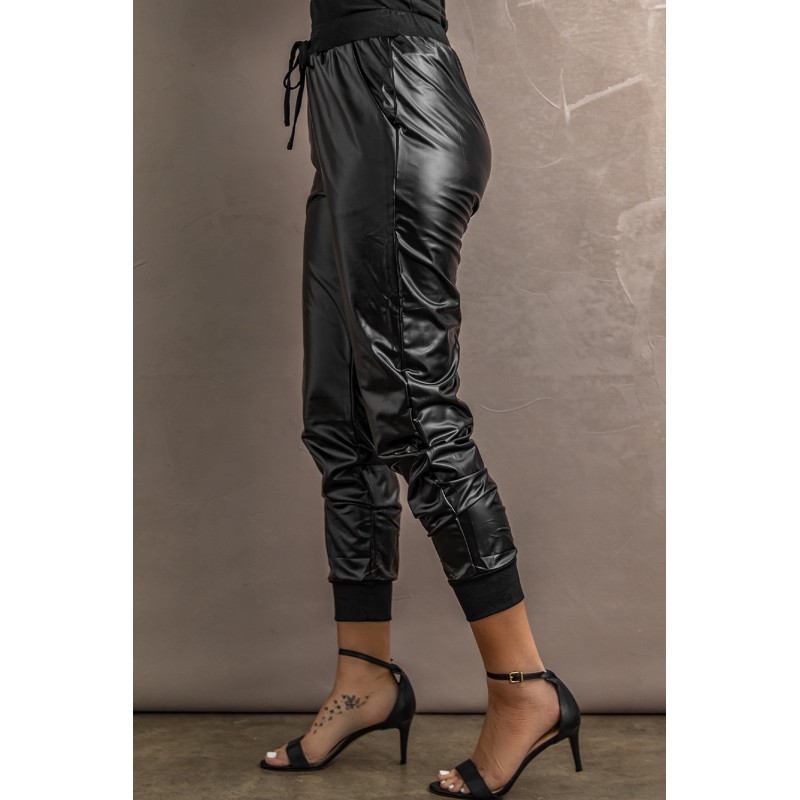 Rock and Roll Faux Leather Joggers Rock and Roll Faux Leather Joggers