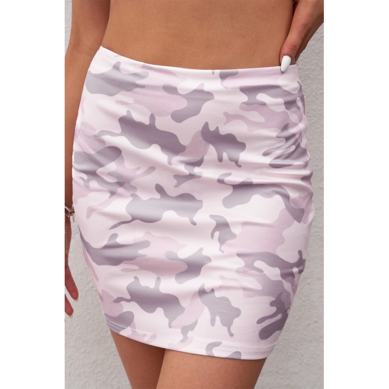 Camo Print Mini Skirt Camo Print Mini Skirt