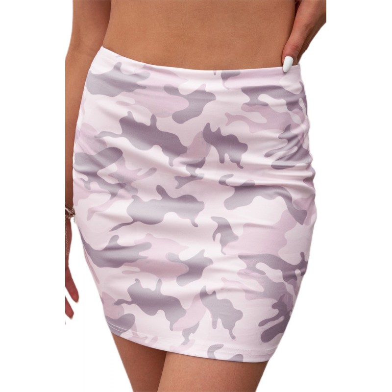 Camo Print Mini Skirt Camo Print Mini Skirt