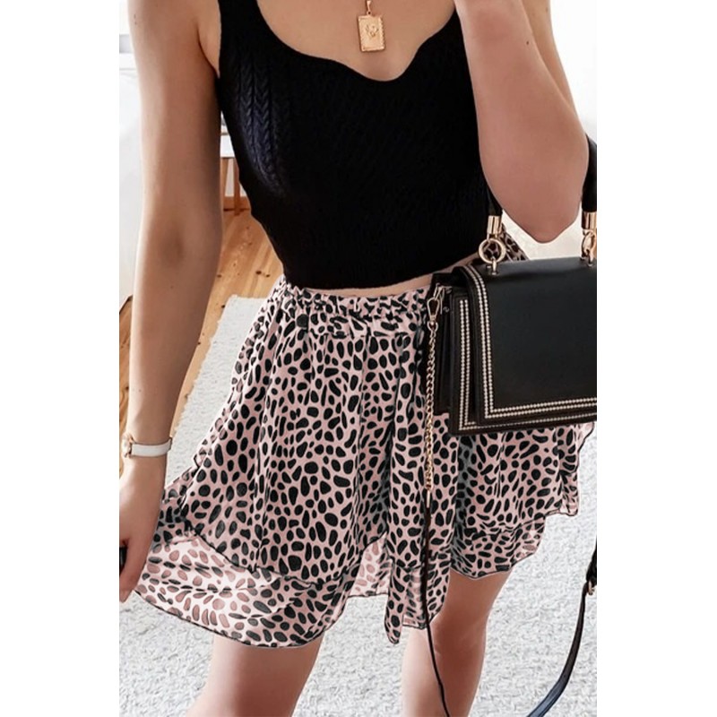 Leopard Print Mini Skirt Leopard Print Mini Skirt