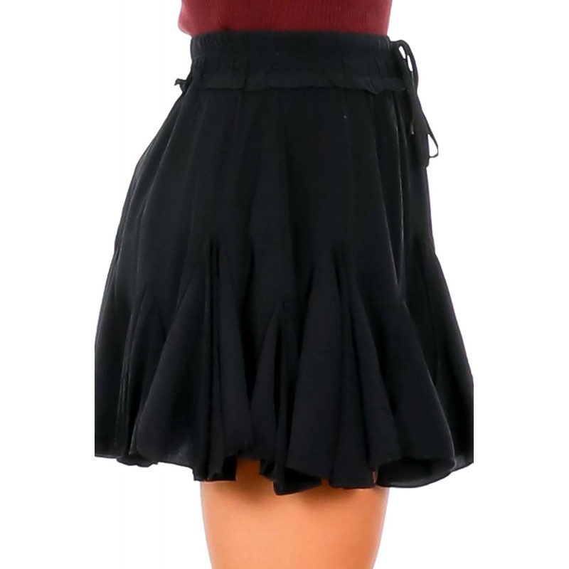 Black Korean High Waist Tutu Pleated Mini Skirt Black Korean High Waist Tutu Pleated Mini Skirt