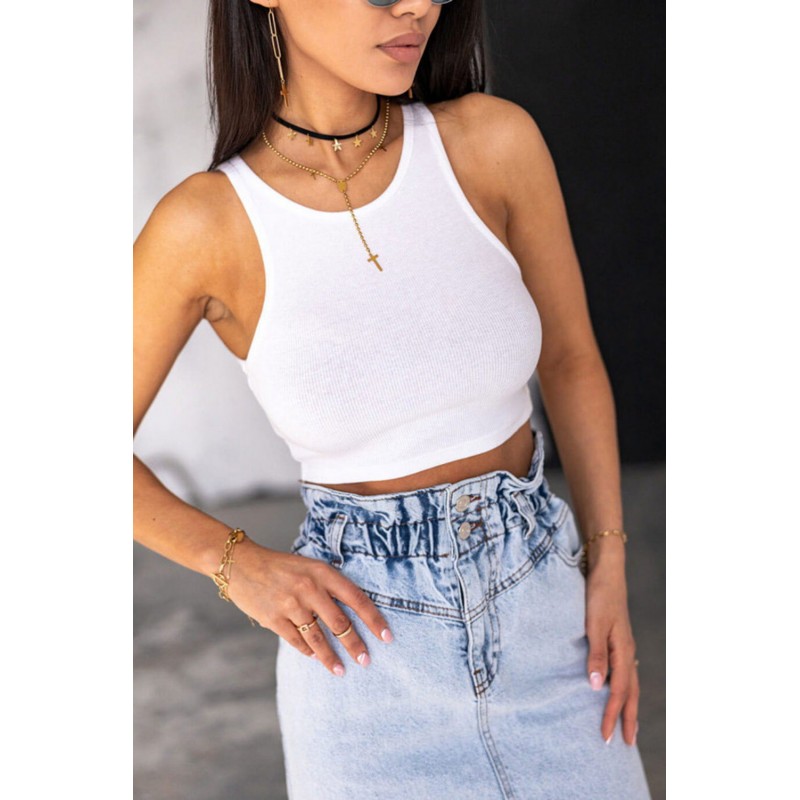 Sky Blue High Waist Hole Denim Skirts Sky Blue High Waist Hole Denim Skirts