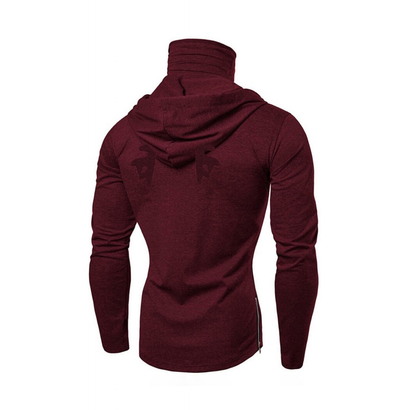 Halloween Skeleton Print Antlers Patchwork Men's Hoodie Halloween Skeleton Print Antlers Patchwork Men's Hoodie