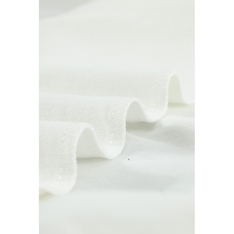 White Letter Pattern Print Crew Neck Men's Graphic Sweatshirt White Letter Pattern Print Crew Neck Men's Graphic Sweatshirt