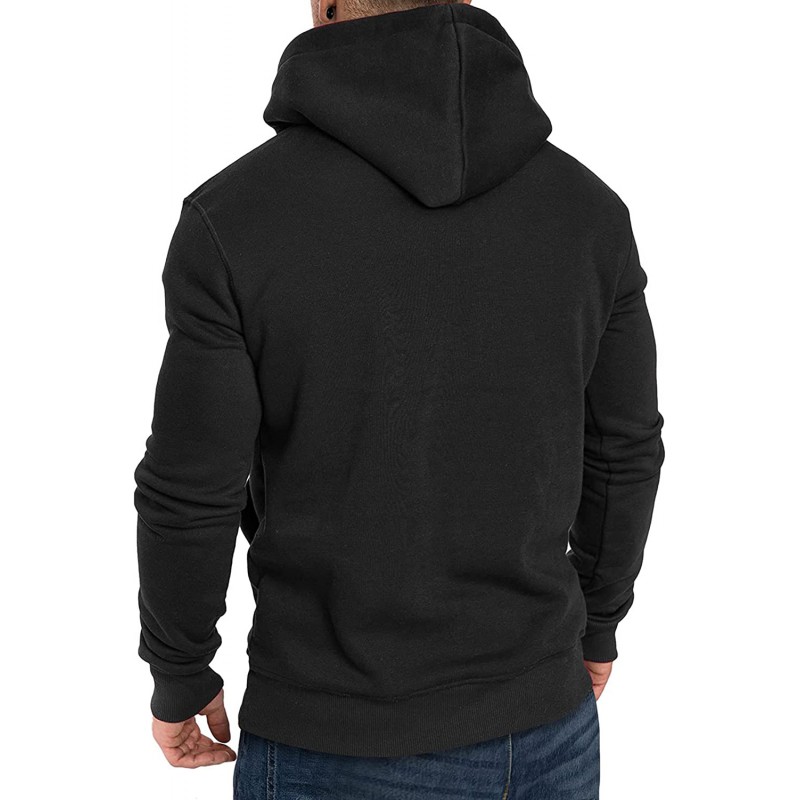 Black Long Sleeve Pullover Men Hoodie Black Long Sleeve Pullover Men Hoodie