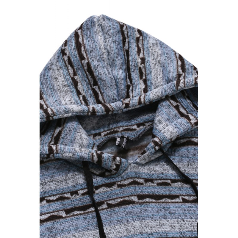 Red Tribal Print Kangaroo Pocket Men's Pullover Hoodie Red Tribal Print Kangaroo Pocket Men's Pullover Hoodie