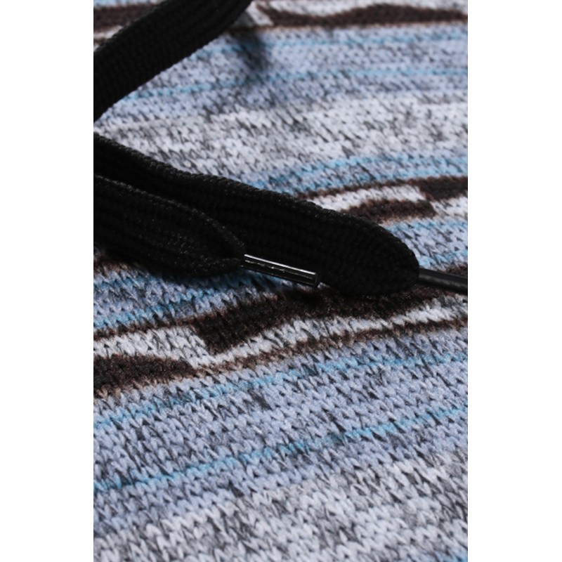 Red Tribal Print Kangaroo Pocket Men's Pullover Hoodie Red Tribal Print Kangaroo Pocket Men's Pullover Hoodie