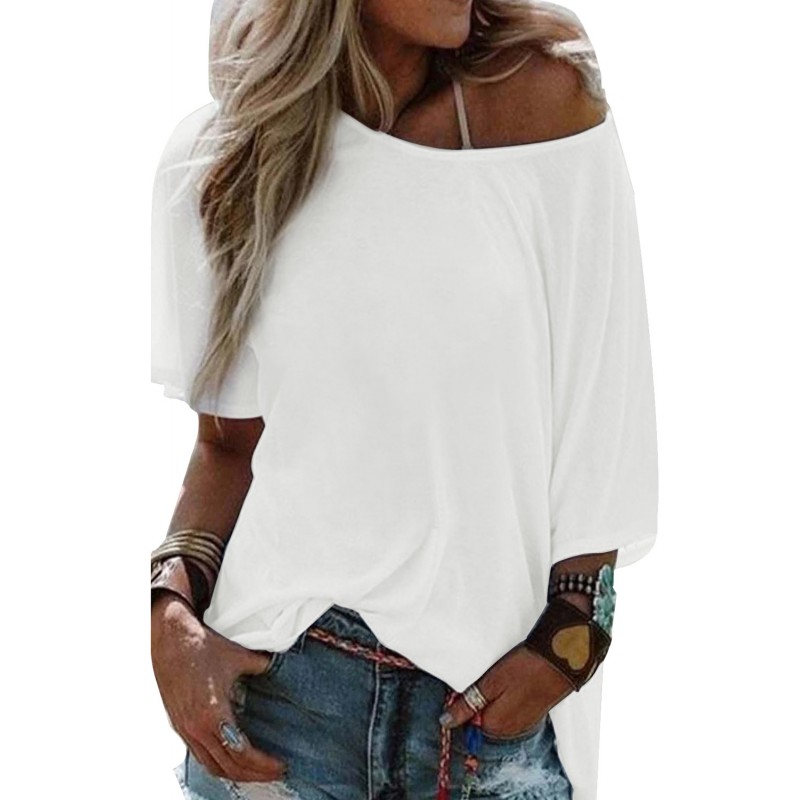 White Crew Neck Short Sleeve Loose Tee White Crew Neck Short Sleeve Loose Tee